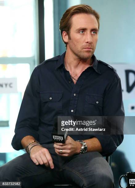 Environmentalist Philippe Cousteau discusses his Travel Channel show "Caribbean Pirate Treasure" at Build Studio on August 17, 2017 in New York City.