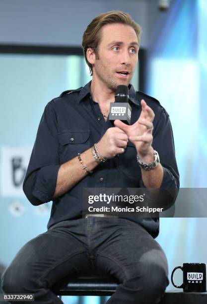 Philippe Cousteau Jr. Discusses "Caribbean Pirate Treasure" at Build Studio on August 17, 2017 in New York City.
