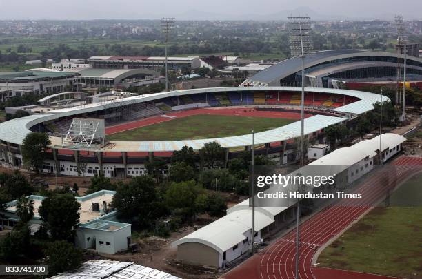 Stadium Shiva Chhatrapati Krida Sankul, Balewadi, Pune on Saturday.