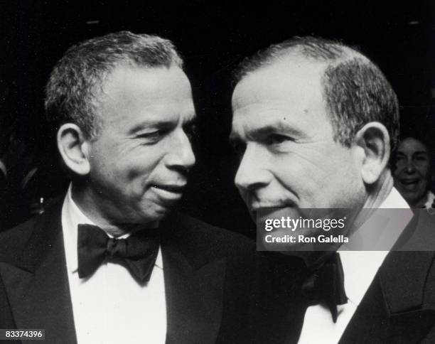 Publishers S.I. Newhouse Jr. And Donald Newhouse attending Fourth Annual PEN American Montblanc Literary Gala on April 4, 1990 at the Roseland...