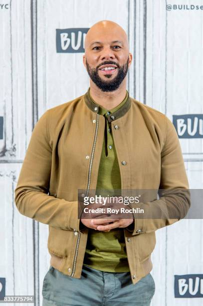 Common discusses "13th" with the Build Series at Build Studio on August 17, 2017 in New York City.