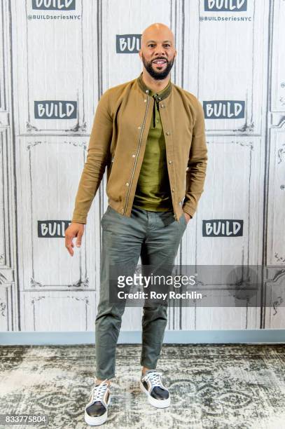 Common discusses "13th" with the Build Series at Build Studio on August 17, 2017 in New York City.