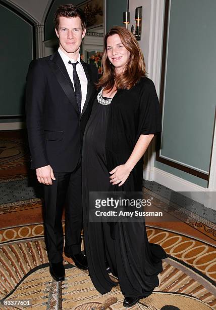 Actor Eric Mabius and his wife Ivy Sherman attend the American Ballet Theatre 2008 City Center Fall Season Gala at The Pierre Hotel on October 21,...