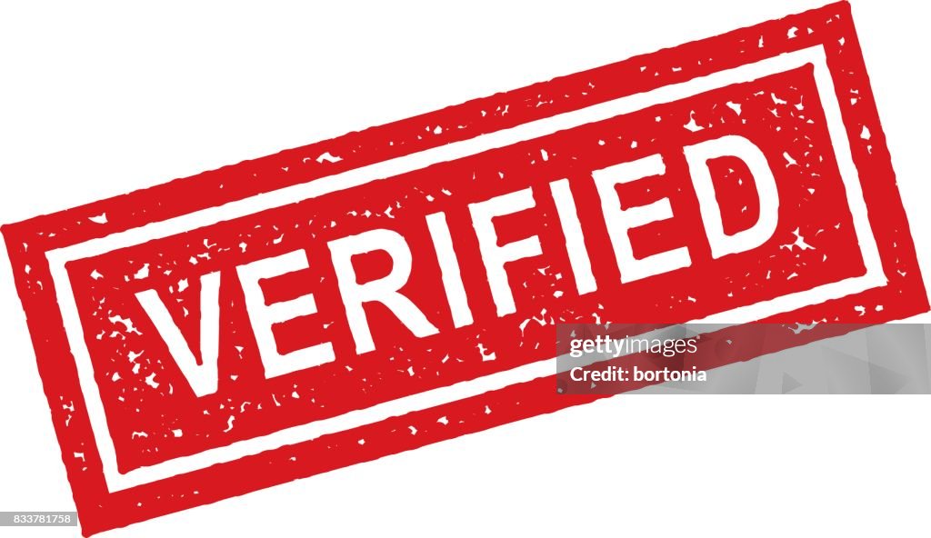 Red Rubber Stamp Icon On Transparent Background High-Res Vector Graphic