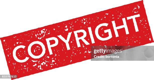 rubber stamp black and white icon set on transparent background - copyright symbol transparent background stock illustrations