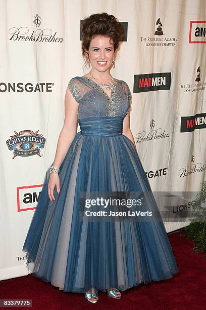 Actress Crista Flanagan attends "A Night on the Town with Mad Men" at the El Rey Theater on October 21, 2008 in Los Angeles, California.