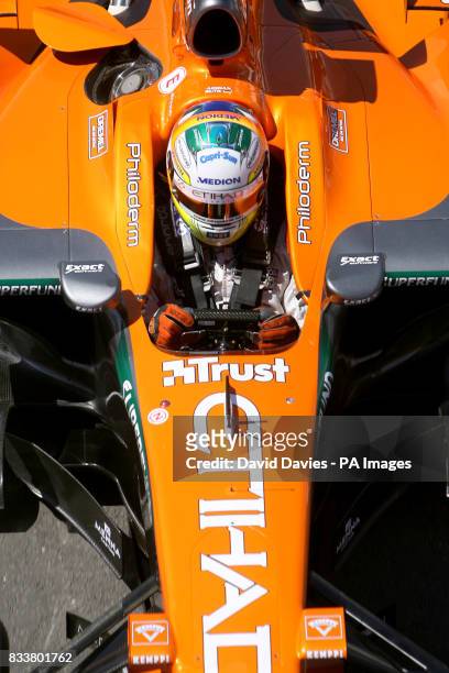 Spyker Formula One driver Adrian Sutil