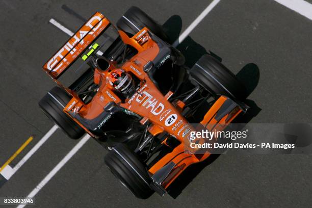 German Spyker Formula One driver Markus Winkelhock