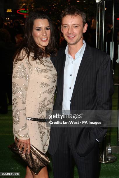 John Simm and his wife Kate Magowan arrive for the European Premiere of Stardust at the Odeon Leicester Square, London, WC2