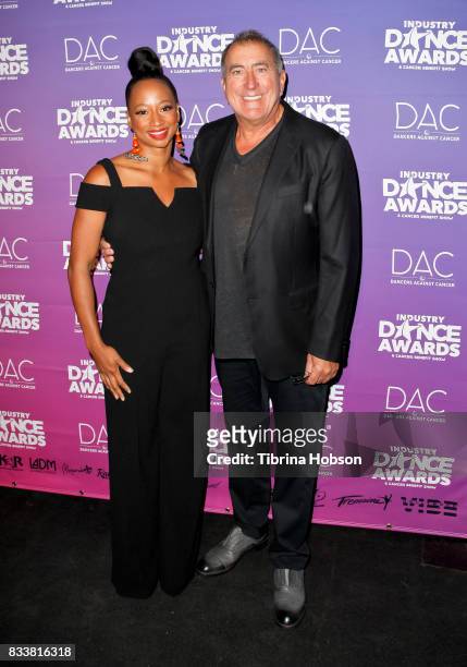Monique Coleman and Kenny Ortega attend the 2017 Industry Dance Awards and Cancer Benefit Show at Avalon on August 16, 2017 in Hollywood, California.