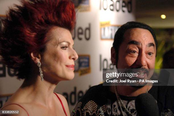 David Gest and Cleo Rocos arrive for the Loaded LAFTAS 2007 at the Pigalle Club in Picadilly central London.