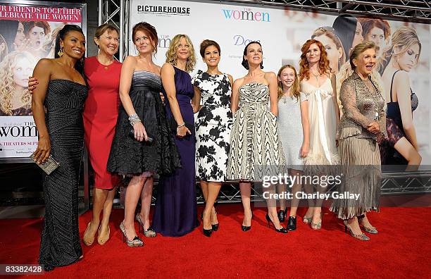 Actresses Jada Pinkett Smith, Annette Bening, Debra Messing, Meg Ryan, Eva Mendes, Debi Mazar, India Ennenga, Tilly Scott Pedersen, and Cloris...