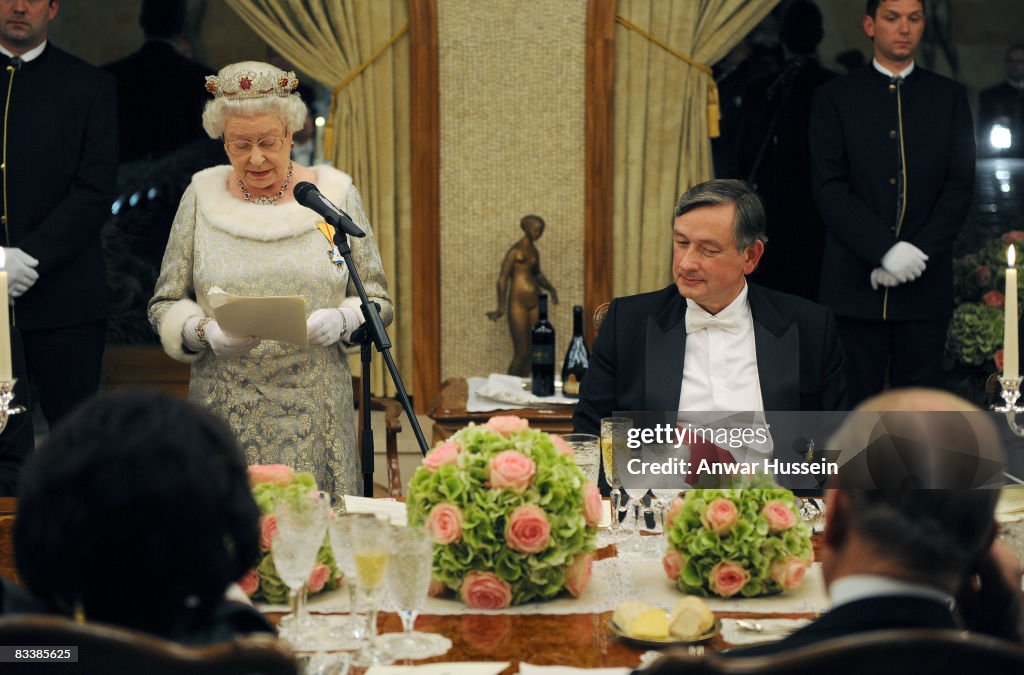 The Queen And The Duke Of Edinburgh On State Visit To Slovenia - Day 1