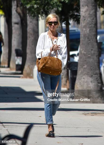 Kimberly Stewart is seen on August 17, 2017 in Los Angeles, California.