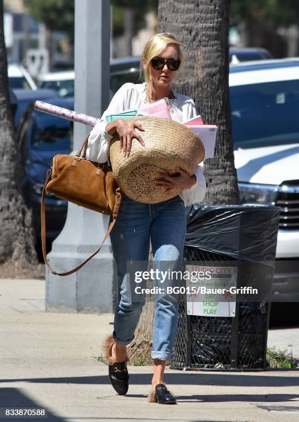 Kimberly Stewart is seen on August 17, 2017 in Los Angeles, California.