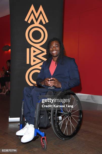 Ade Adepitan attends a screening of 'Detroit' in association with MOBO at Ham Yard Hotel on August 17, 2017 in London, England.