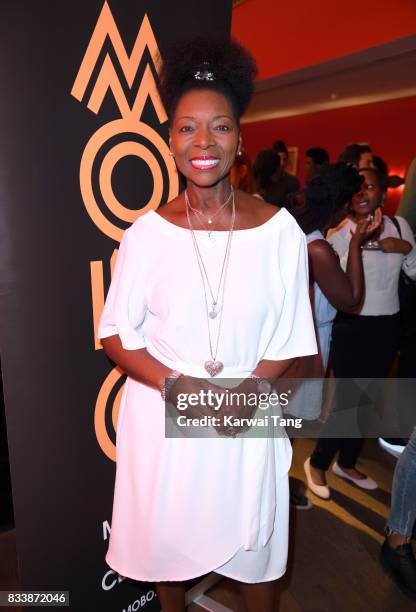 Floella Benjamin attends a screening of 'Detroit' in association with MOBO at Ham Yard Hotel on August 17, 2017 in London, England.