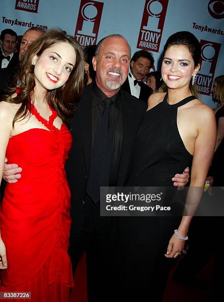 Billy Joel with daughter Alexa Ray Joel and fiancee Katie Lee