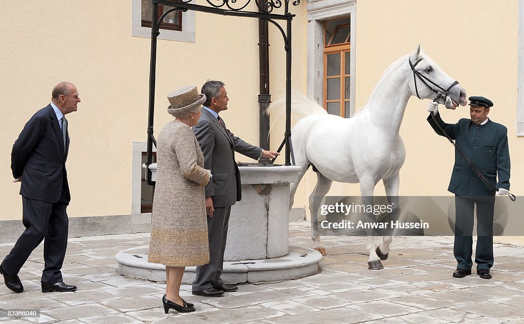 The Queen And The Duke Of Edinburgh On State Visit To Slovenia - Day 2