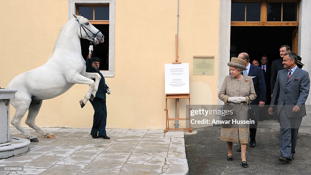 The Queen And The Duke Of Edinburgh On State Visit To Slovenia - Day 2