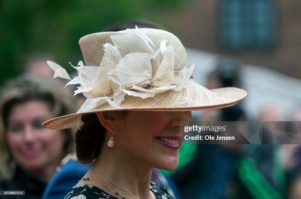 Danish Crown Princess Mary Opens Odense Flower Festival