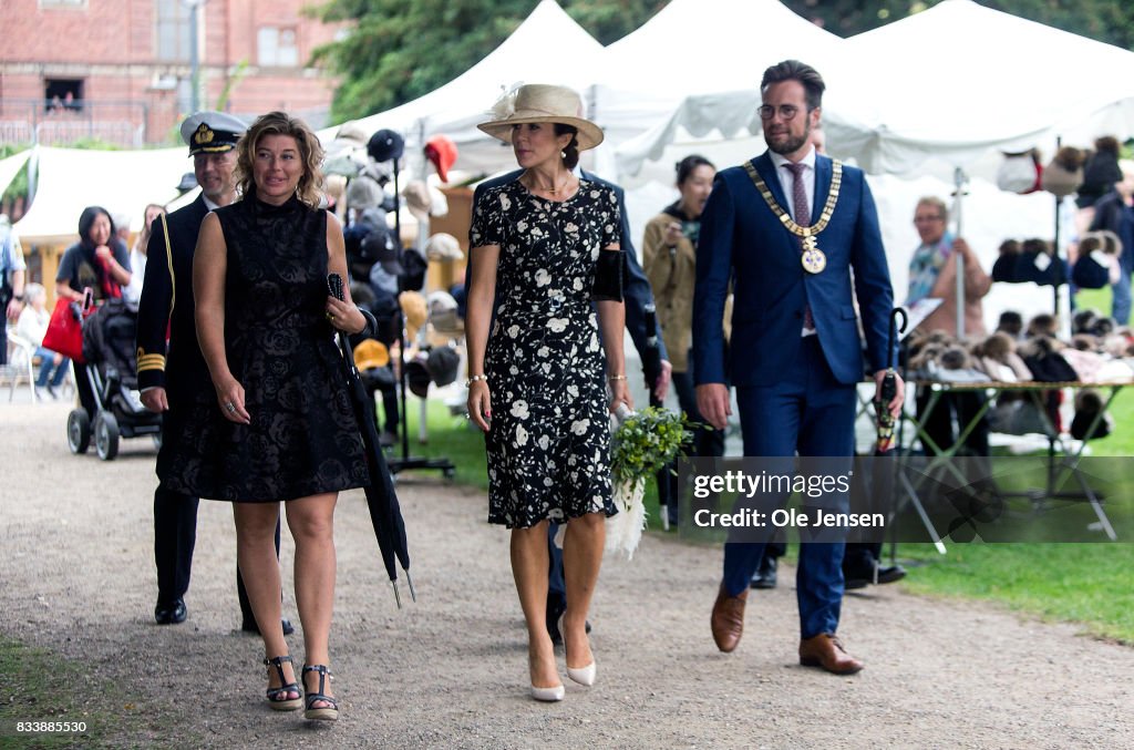 Danish Crown Princess Mary Opens Odense Flower Festival