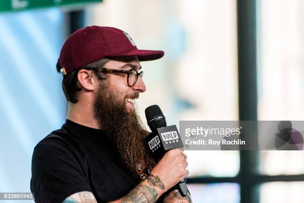 Matt West of Neck Deep discusses "The Peace and The Panic" with the Build Series at Build Studio on August 17, 2017 in New York City.