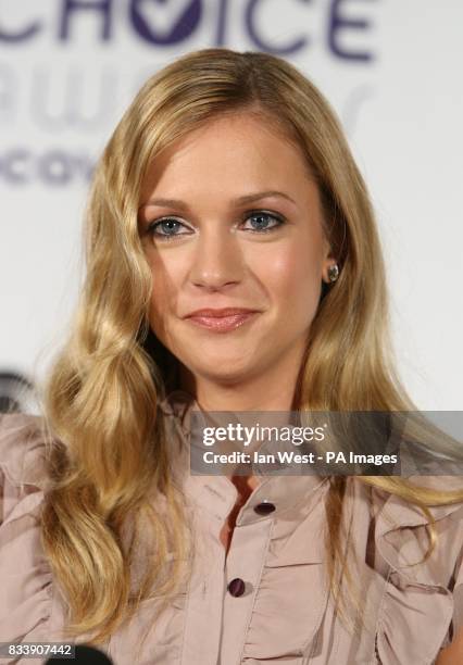 Cook attends a press conference to announce the nominations of the 34th People's Choice Awards at the Area Nightclub in Los Angeles.