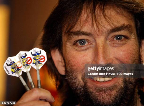 Andy Fordham practices at Leisure World in Bridlington, East Yorkshire.