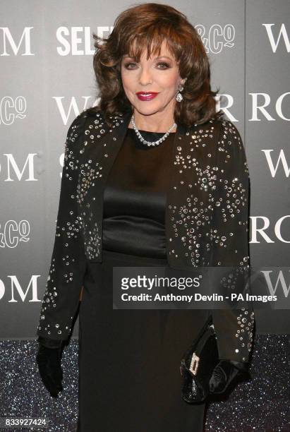 Joan Collins arrives at the photocall for the official launch of The Wonder Room at Selfridges, Oxford Street, London.