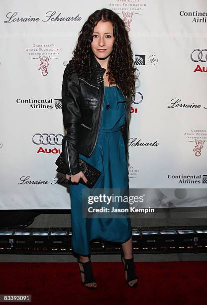 Singer Tiffany Giardina attends Gabrielle's Gala benefitting Gabrielle's Angel Foundation for Cancer Research, hosted by Denise Rich at Cipriani Wall...