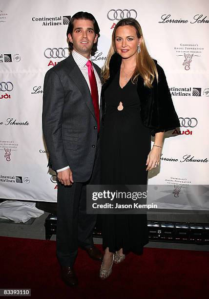 Donald Trump Jr. And Vanessa Trump attends Gabrielle's Gala benefitting Gabrielle's Angel Foundation for Cancer Research, hosted by Denise Rich at...