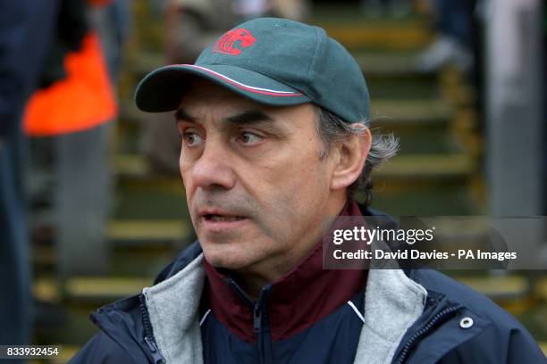 Leicester head coach Marcelo Loffreda ahead of the Heineken Cup Pool 6 match