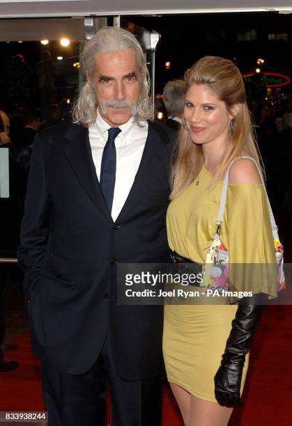 Sam Elliott and daughter Cleo Rose arrive for the premiere of The Golden Compass at the Odeon West End Cinema, Leicester Square, London.
