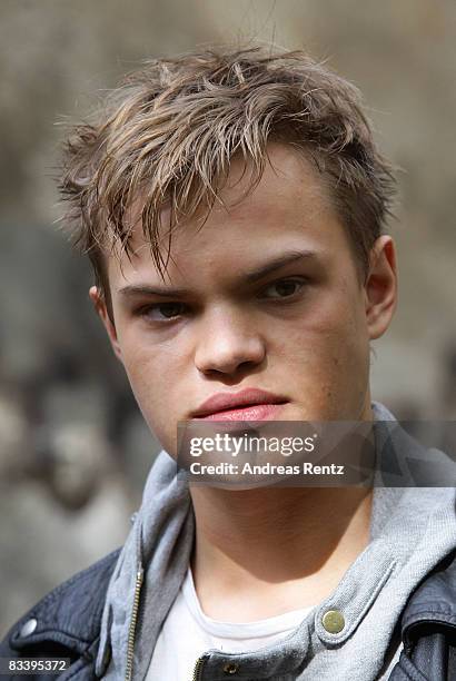 Actor Wilson Gonzalez Ochsenknecht looks on during a photocall to the movie 'Gangs' on October 23, 2008 in Berlin, Germany.