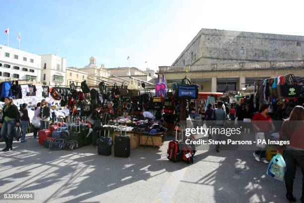 Generic shot of Valletta which is the capital of Malta.