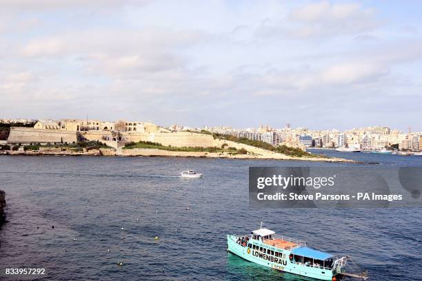 Generic shot of Valletta which is the capital of Malta.