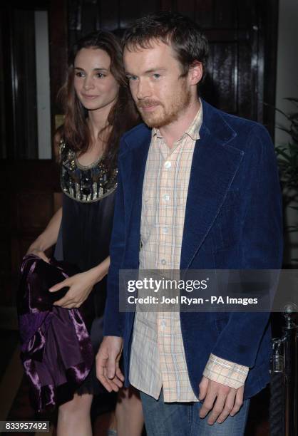 Damien Rice and guest arrive for the Second Annual Fortune Forum Summit at The Royal Courts of Justice, The Strand, London.