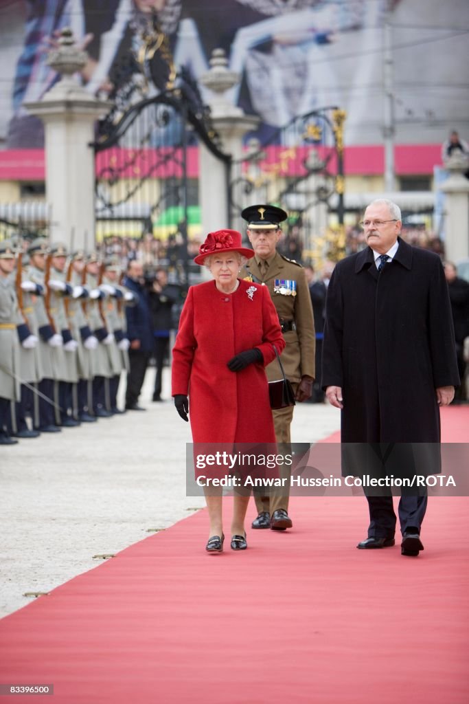 The Queen And The Duke Of Edinburgh On State Visit To Slovakia - Day 1