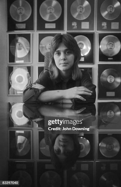 American singer-songwriter Suzi Quatro at home, 31st March 1978.