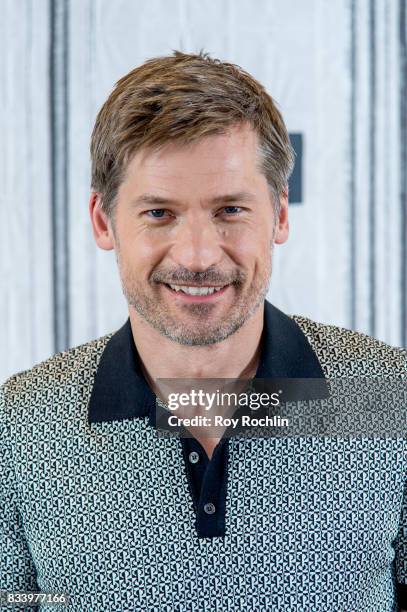 Nikolaj Coster-Waldau discusses "Shot Caller" with the Build Series at Build Studio on August 17, 2017 in New York City.