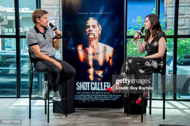 Nikolaj Coster-Waldau discusses "Shot Caller" with the Build Series at Build Studio on August 17, 2017 in New York City.