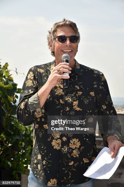 Mark Goodman attends REO Speedwagon Receives RIAA Diamond Award For "Hi Infidelity" at Sony Music on August 17, 2017 in New York City.