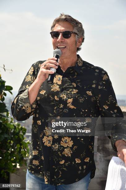 Mark Goodman attends REO Speedwagon Receives RIAA Diamond Award For "Hi Infidelity" at Sony Music on August 17, 2017 in New York City.