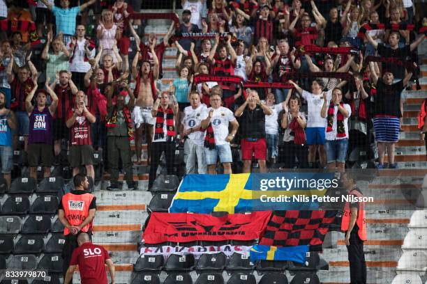 During the UEFA Europa League Qualifying Play-Offs round first leg match between PAOK Saloniki and Oestersunds FK at Toumba Stadium on August 17,...