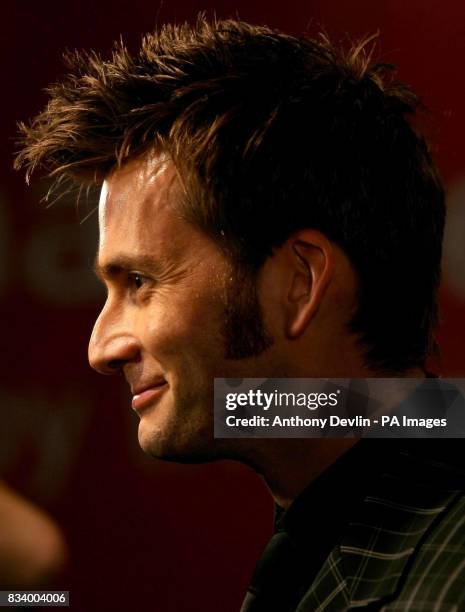 David Tennant arrives for the Gala Screening of the Doctor Who Christmas espisode at The Science Museum in west London.