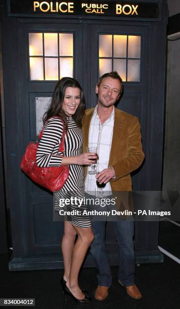 John Simm and his wife Kate Magowan arrive for the Gala Screening of the Doctor Who Christmas espisode at The Science Museum in west London.