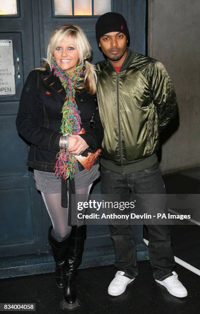 Noel Clarke and Camille Coduri arrive for the Gala Screening of the Doctor Who Christmas espisode at The Science Museum in west London.