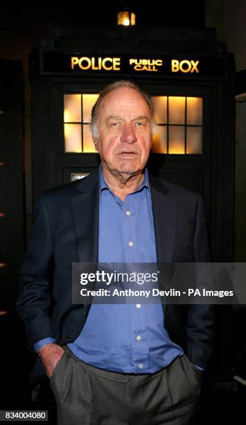 Geoffrey Palmer arrives for the Gala Screening of the Doctor Who Christmas espisode at The Science Museum in west London.