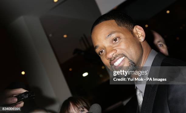 Will Smith arrives for the premiere of I Am Legend at the Odeon West End Cinema, Leicester Square, London.